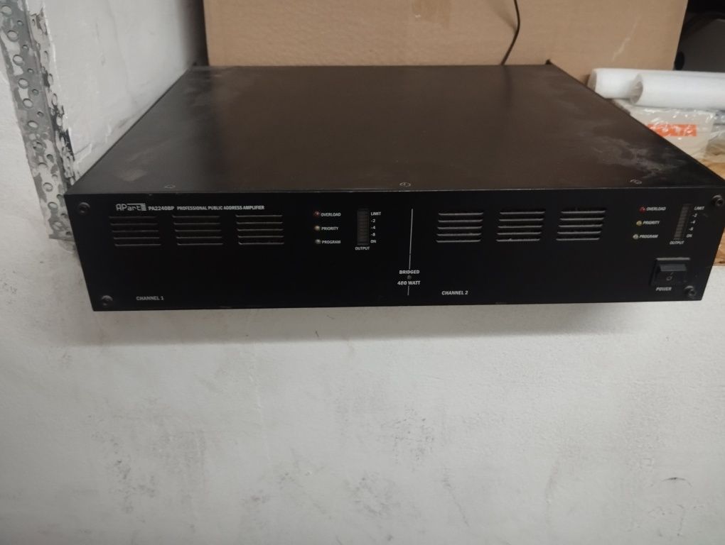 Усилитель Мощности Apart Pa2240BP 2×240Bt/100V