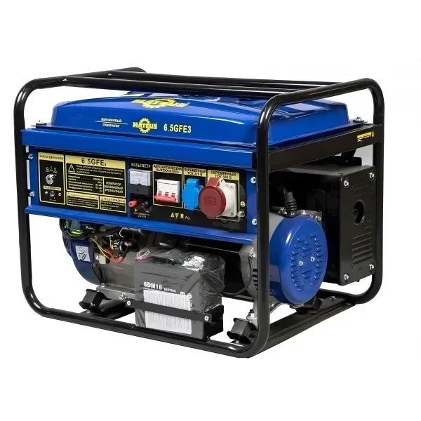 Бензиновый генератор Mateus 6,5кВт