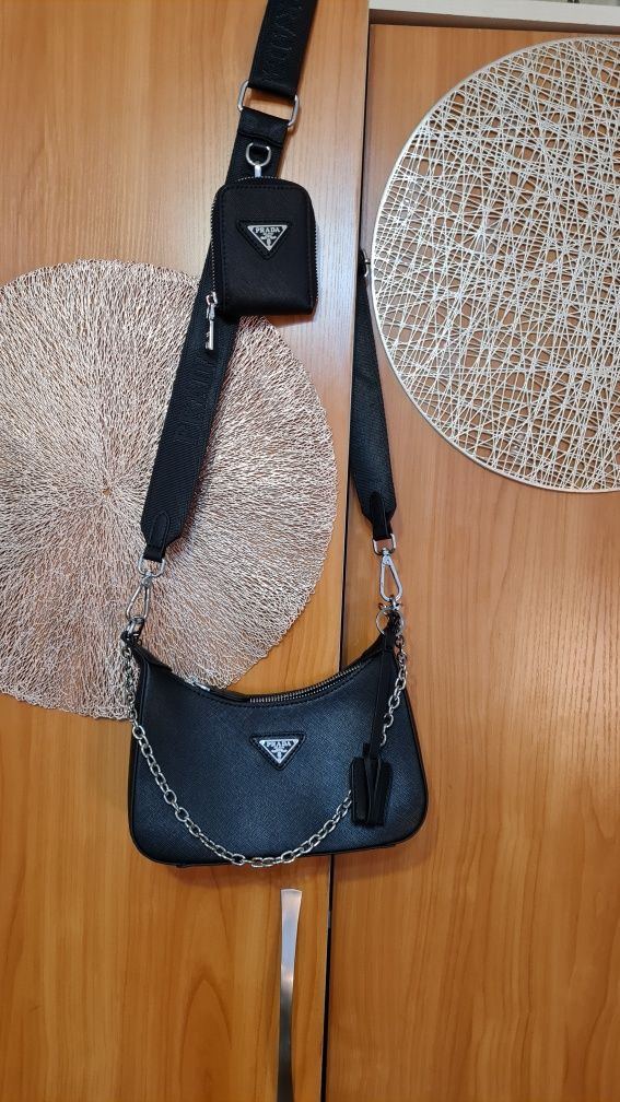 Сумка кросс боди "Prada" багет