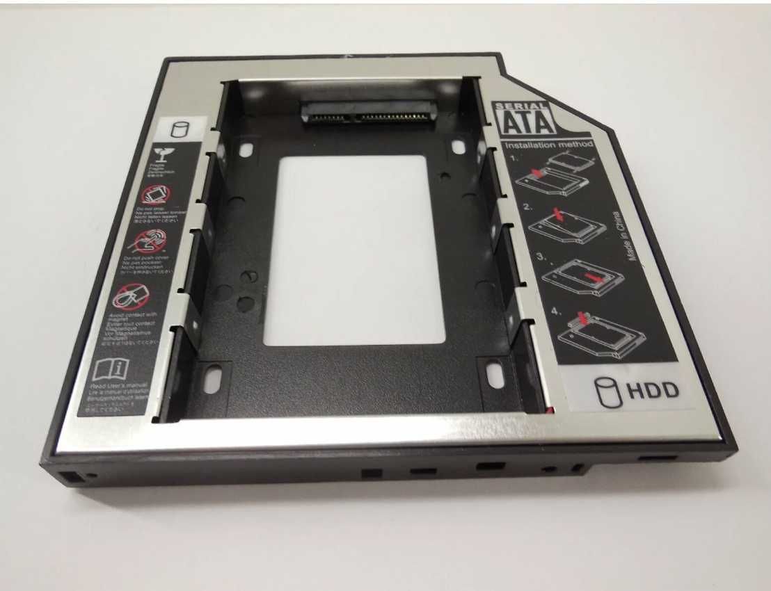 Optibay Оптибей Салазки 9,5 / 12,7 mm SATA (Second HDD Caddy)