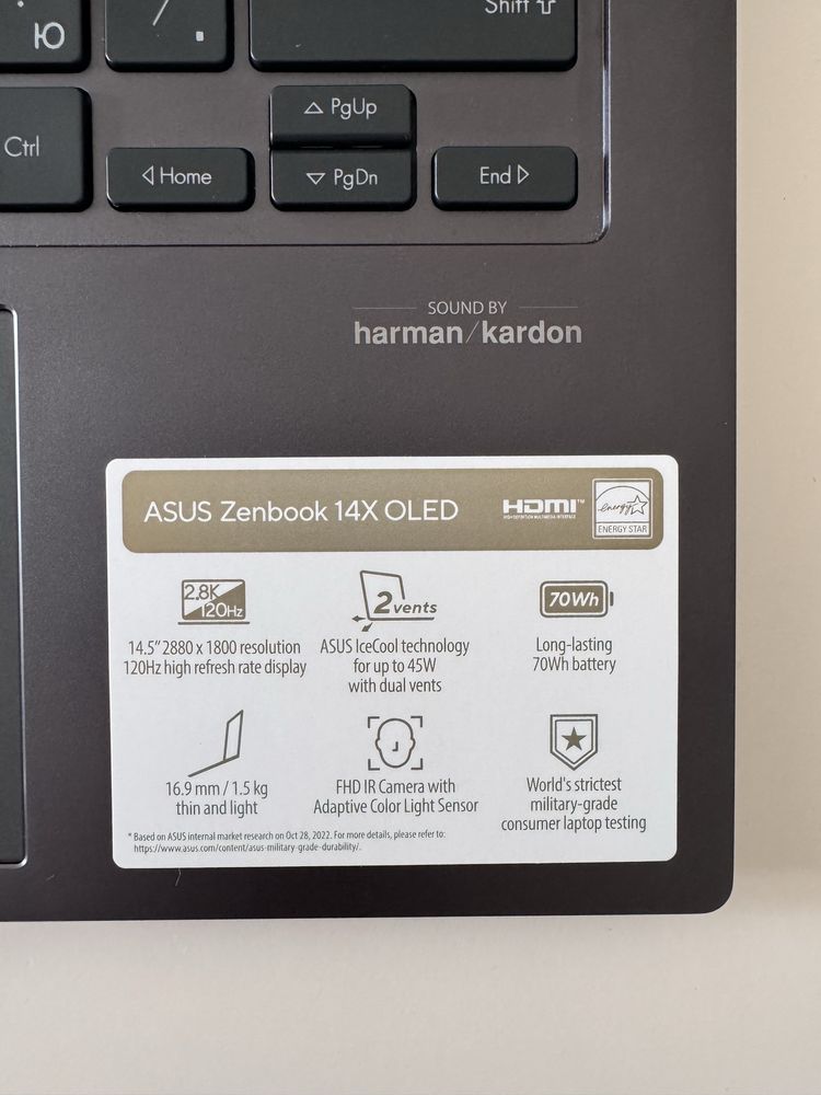 Продам сенсорный Ноутбук ASUS Zenbook 14x OLED