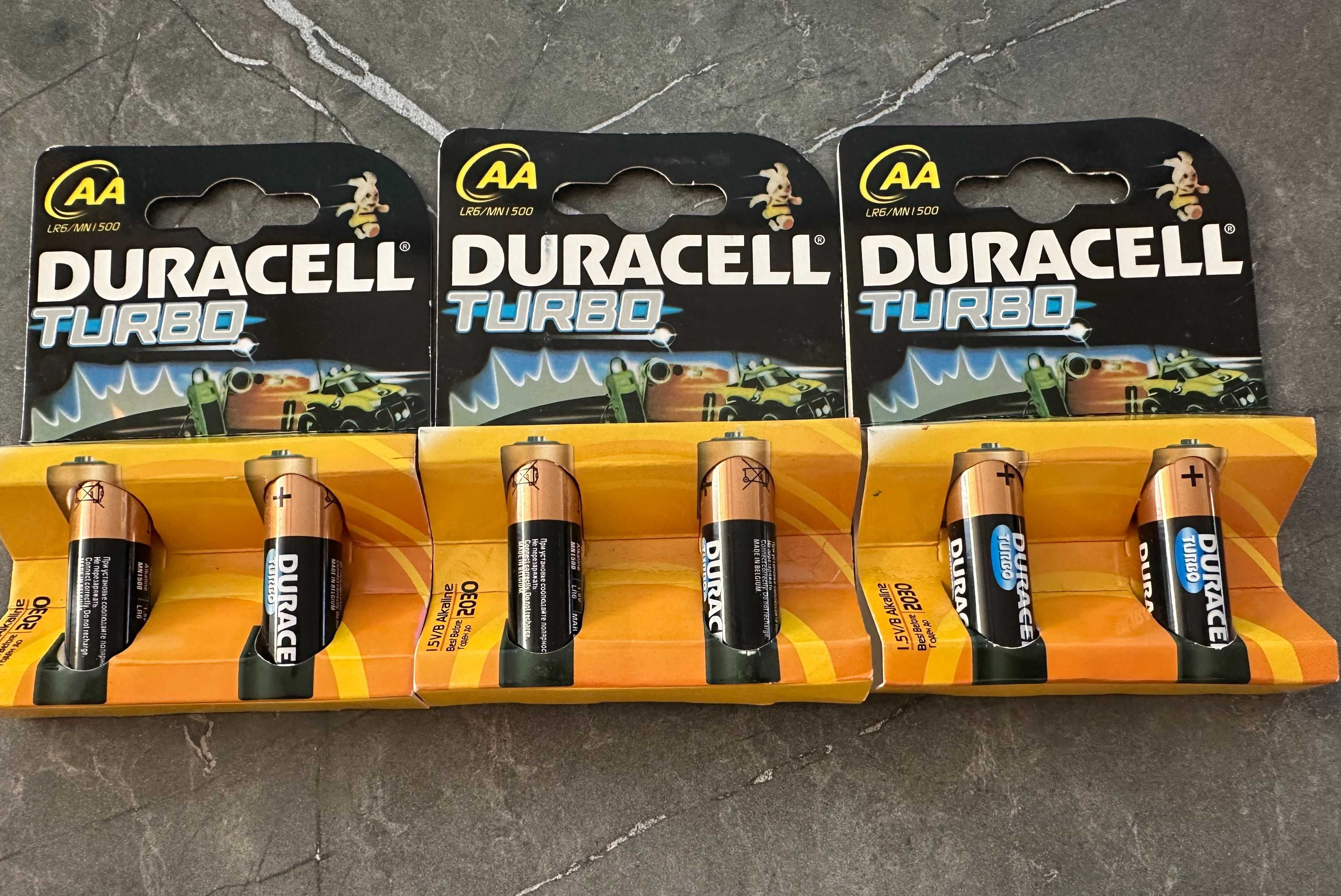 AA DURACELL TURBO Батарейки 6 штук