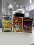 Картриджи Nintendo Switch. NBA, Pokémon, Minecraft Dungeons