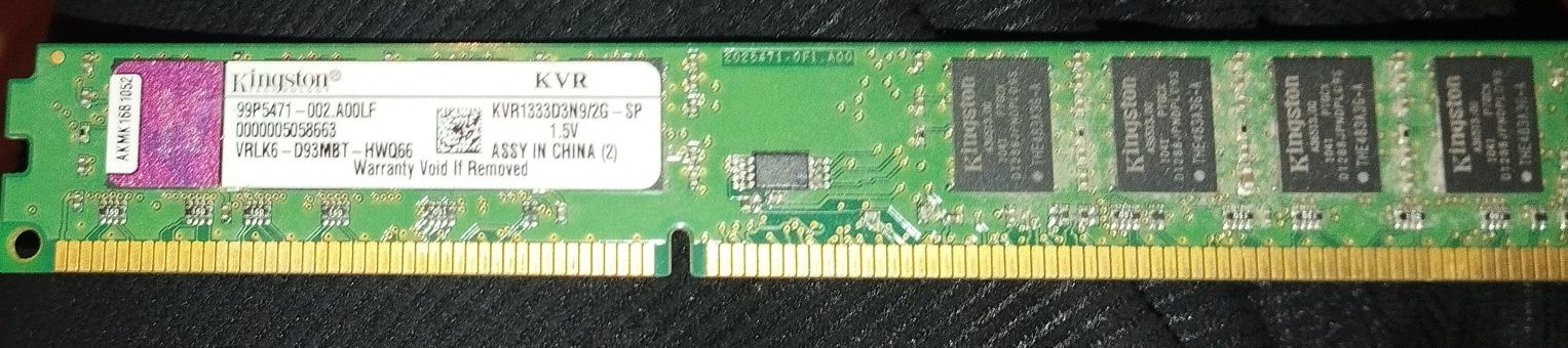 Продам озу Kingston ddr3/8Гб/1333