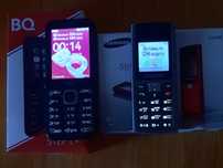 Два кнопочных телефона BQ и Samsung