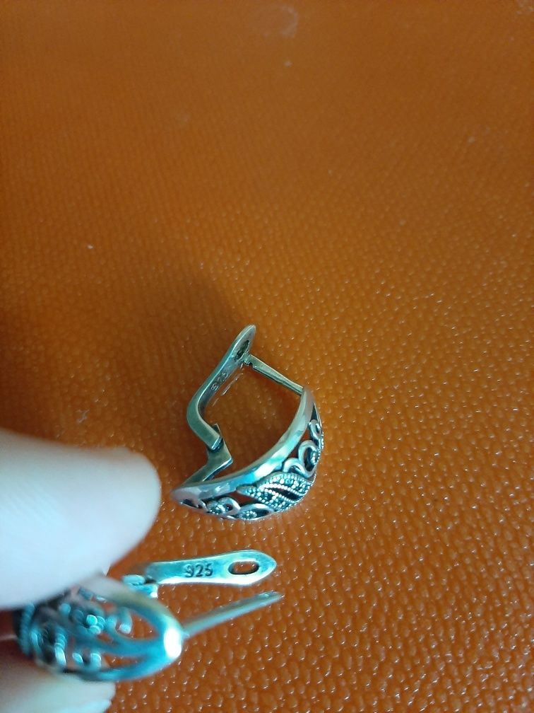 Серебро и Серьги Своровски