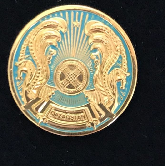 Нагрудной знак Герб РК и Флаг,значок Герб