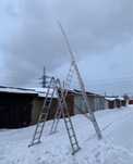 Прокат , аренда лестница трансформер Крауз , лестница стремянка