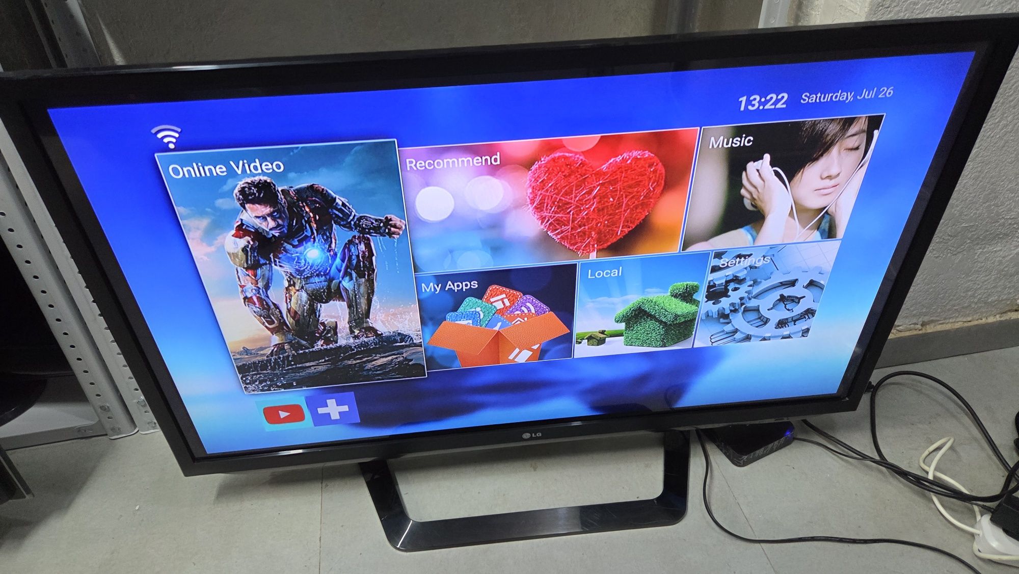 *️⃣ОРИГИНАЛ LG 42LM620 Диогональ 107см + Андроид смарт Приставка/ QTV