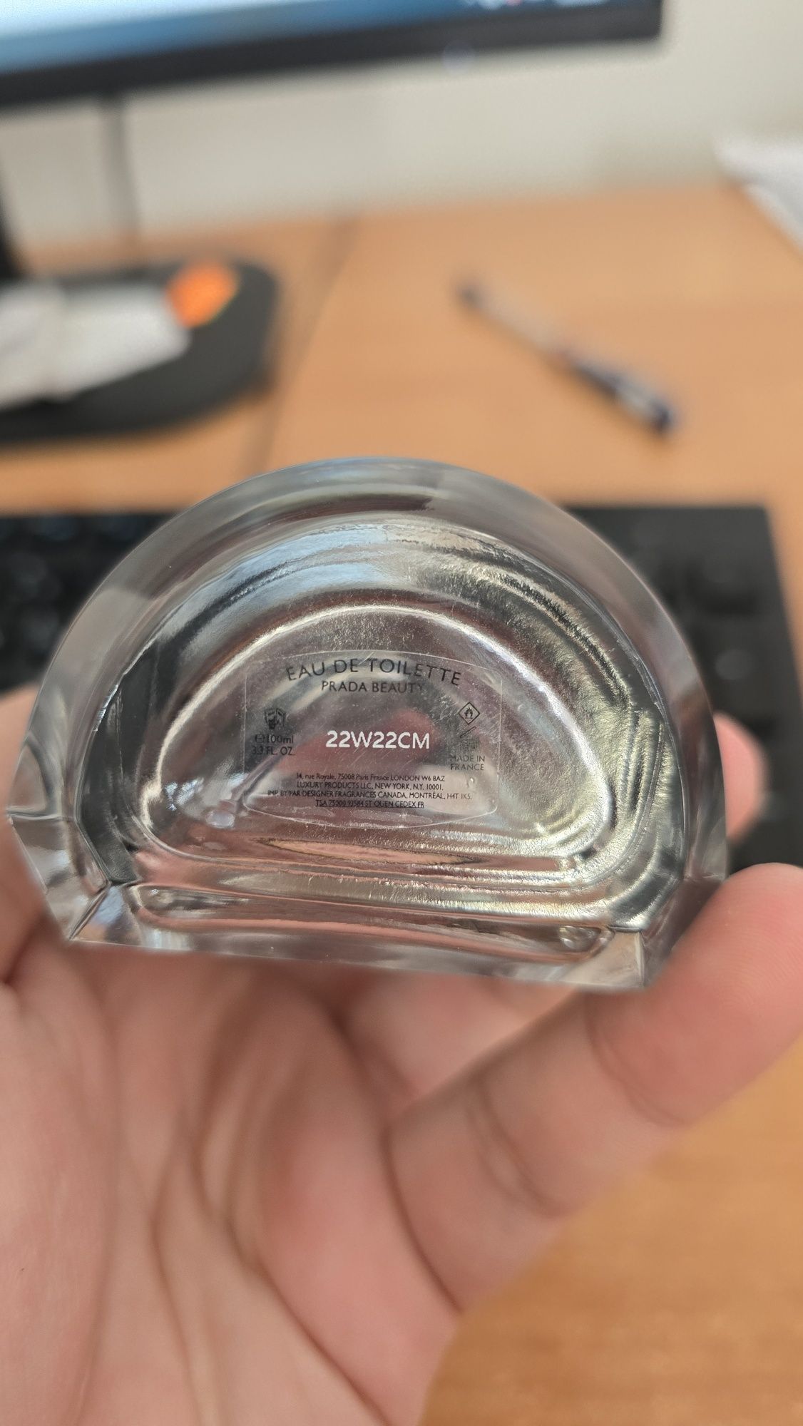 Prada lhomme, Prada lhomme leau