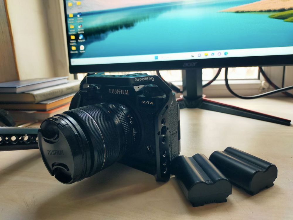 Fujifilm xt-4  обьектив 18-55