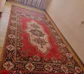 Ковер красный шерсть 2.5 х 3.5   бу