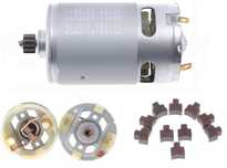 Моторчик 12v, 16v, 18v, 21v,24v на шуруповерт, щетки в сборе с опорой