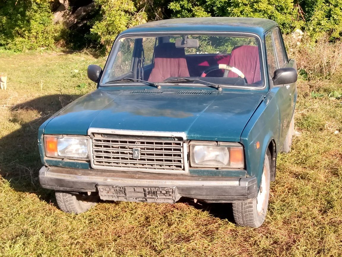 Продам ваз 2107 г.в.2005 зелёный. 500000 т.