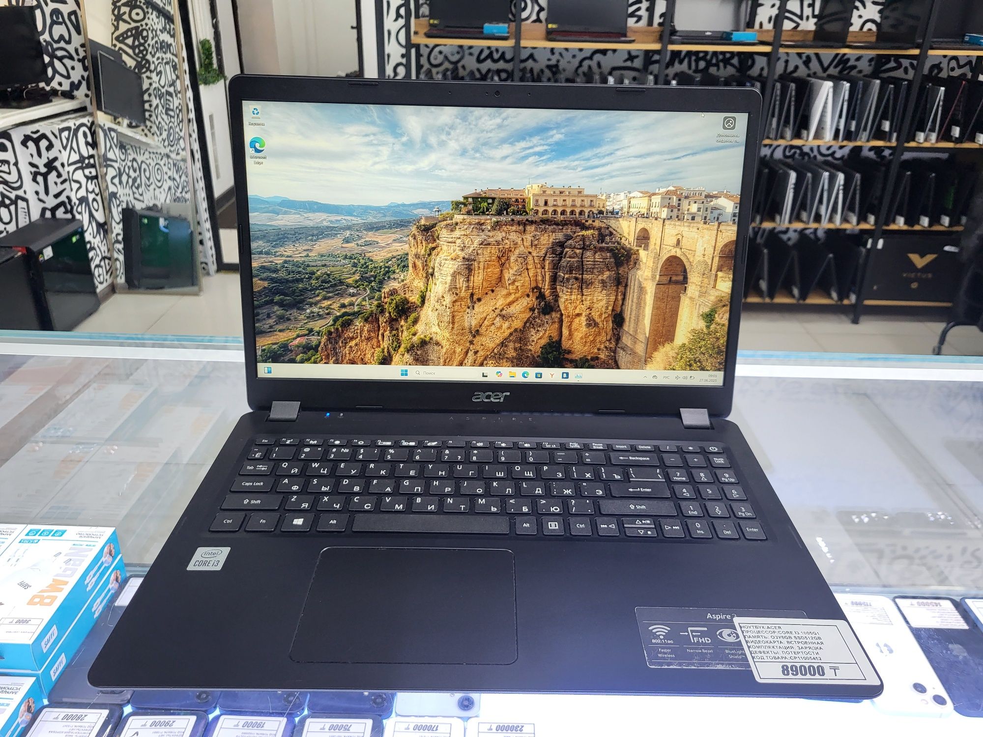 Ноутбук Acer core i3 1005g1 Озу 8гб ssd512gb рассрочка Реал ломбард