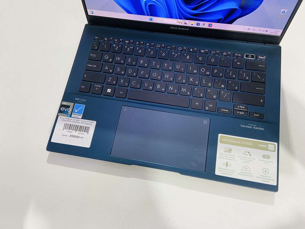 Рассрочка! Asus Zenbook 14 OLED - Core i5-1240P/16Gb/SSD 512Gb/Iris XE