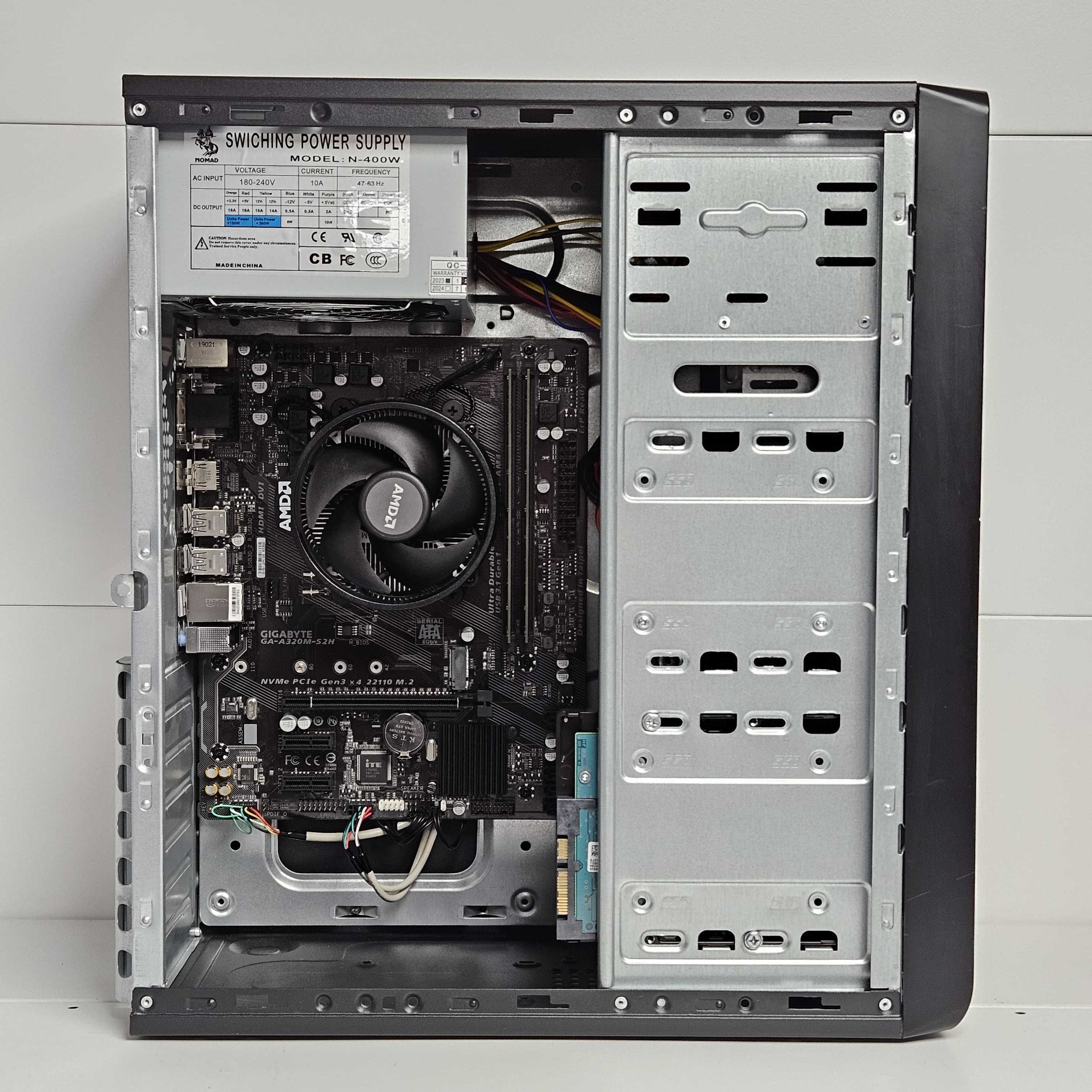 Системный блок Ryzen 5-2400G/Vega11/8GB/120SSD/500GB Рассрочка 0-0-12!