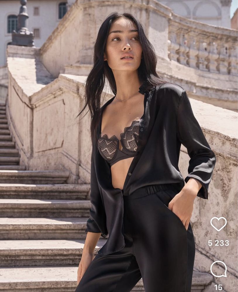 Шелковая рубашка интимиссими intimissimi блузка