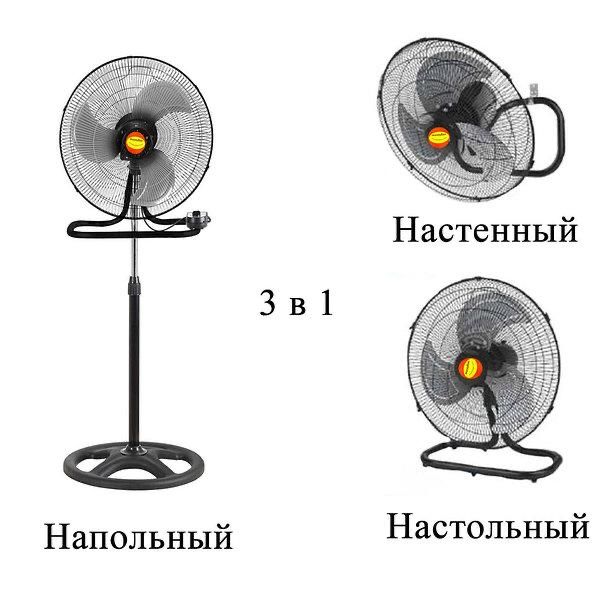 Вентилятор 3в1 настенный,напольный,настольный Алматы доставка бесплатн