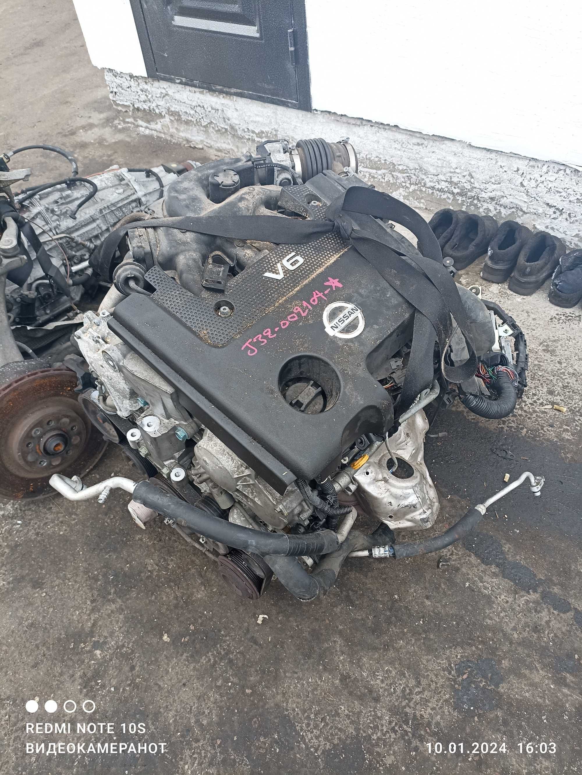 Привозные двигатели VQ35 на Ниссан Мурано с установкой
