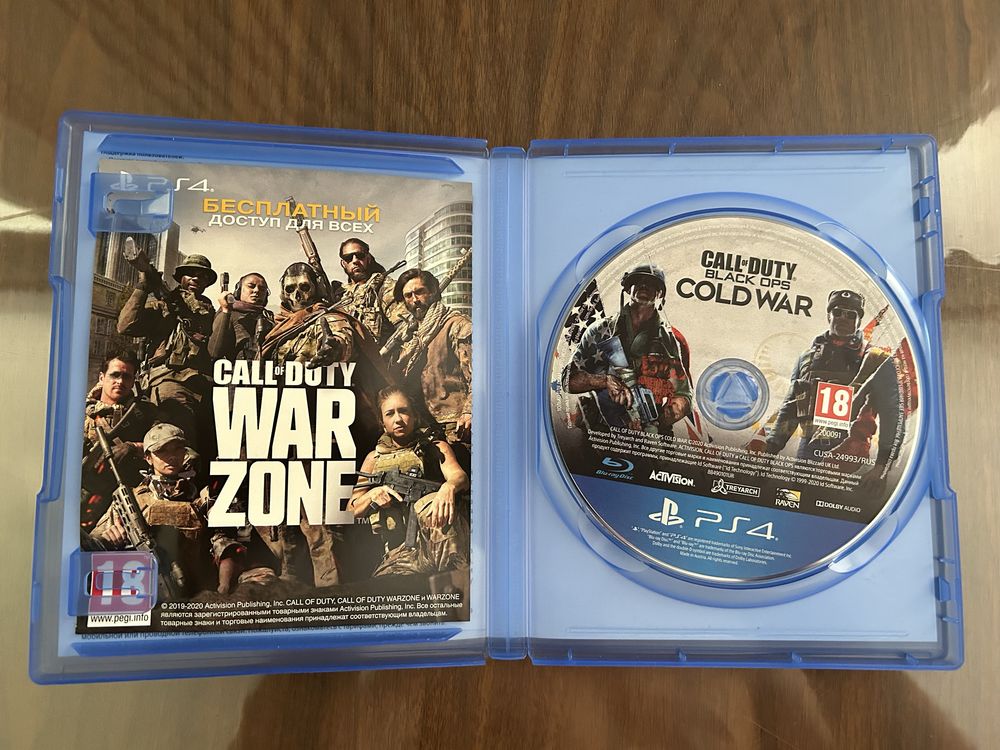 Продам игру на пс 4 (Call of Duty Black Ops Cold War)