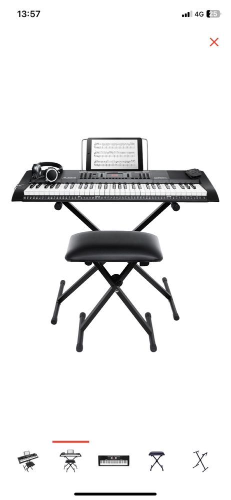 ГОРОД АСТАНА: Синтезатор Alesis HARMONY 61 MK3 черный