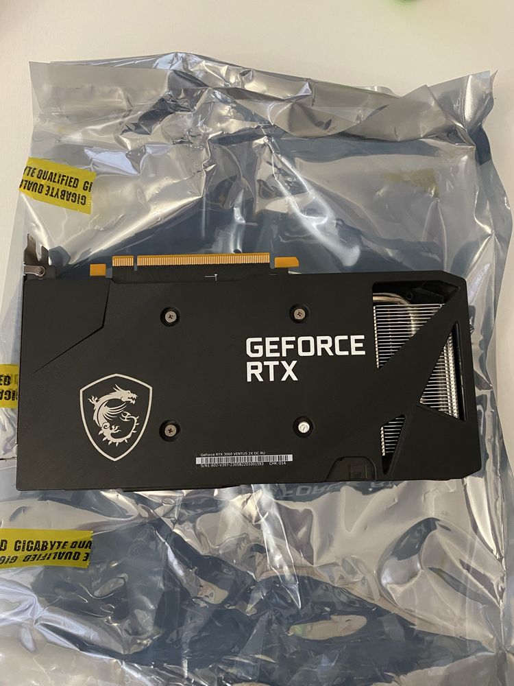 MSI GeForce RTX 3060 VENTUS 2X OC 12GB — отличное состояние