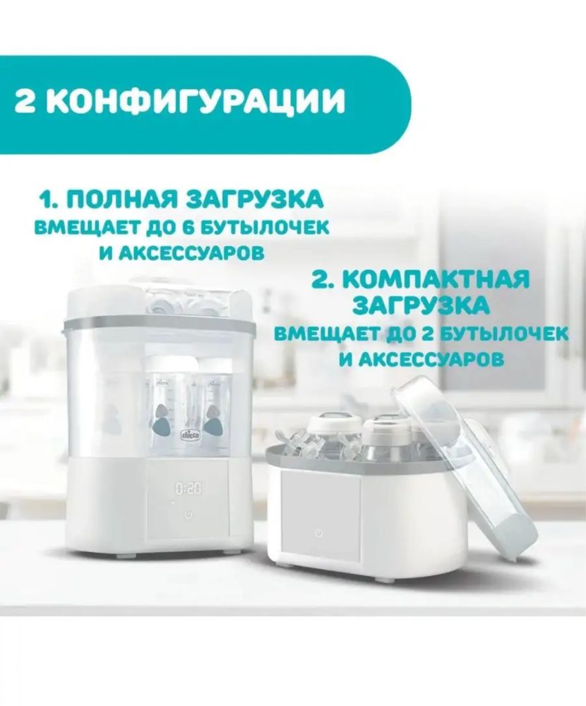 Детский Стерилизатор CHICCO для посуды сосок и бутылочек
