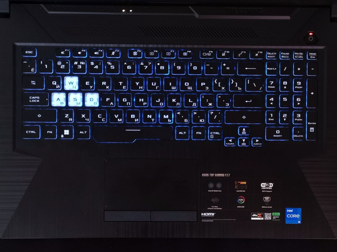 Ноутбук АSUS TUF Gaming F17