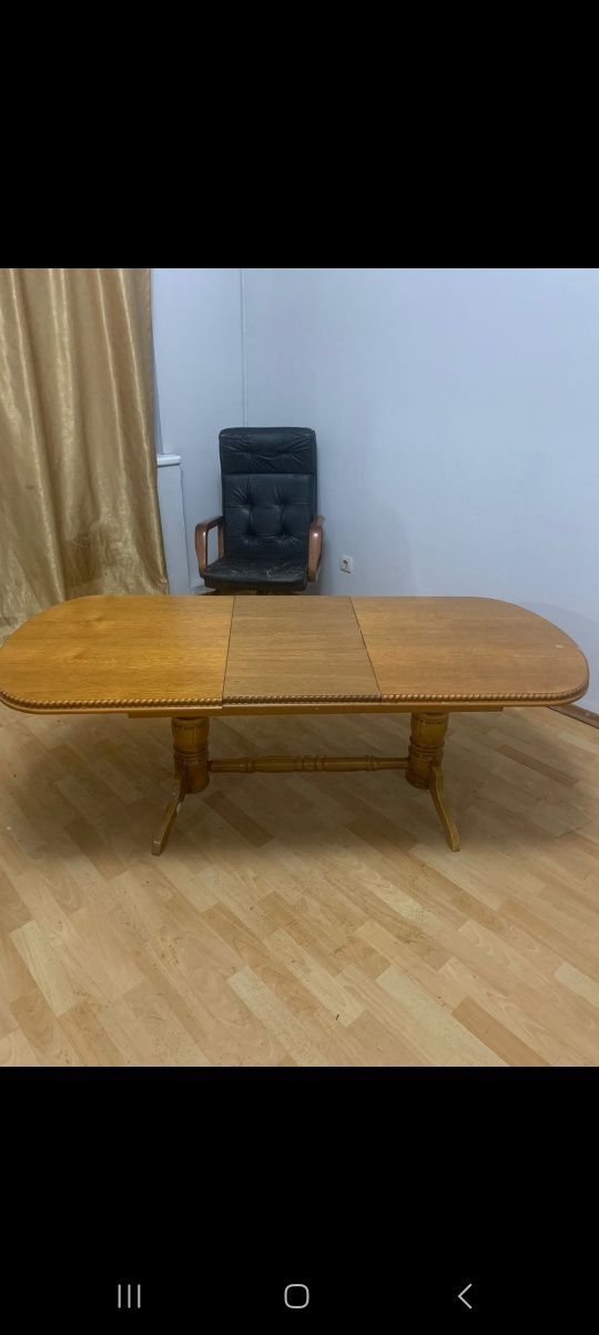 Стол  раскладной из натурального дерева