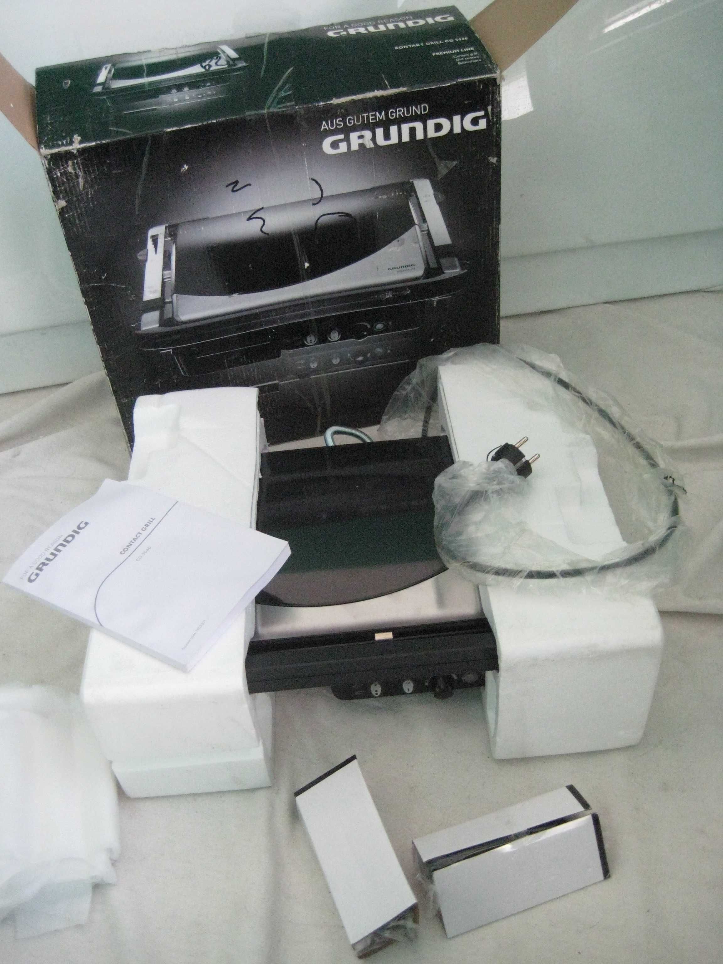 БОЛЬШОЙ Фирменный Плита Гриль Германия Grundig  НОВЫЙ В Коробке