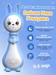 Интерактивная игрушка для детей Зайчик Няня Грызушка Синий