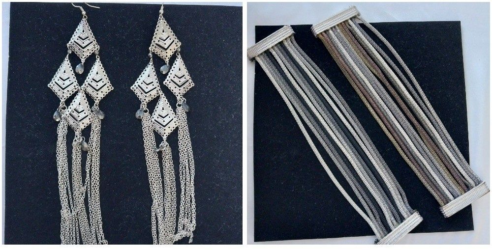Шляпа, бижутерия, серьги, колье, клатч, ремень, бигуди