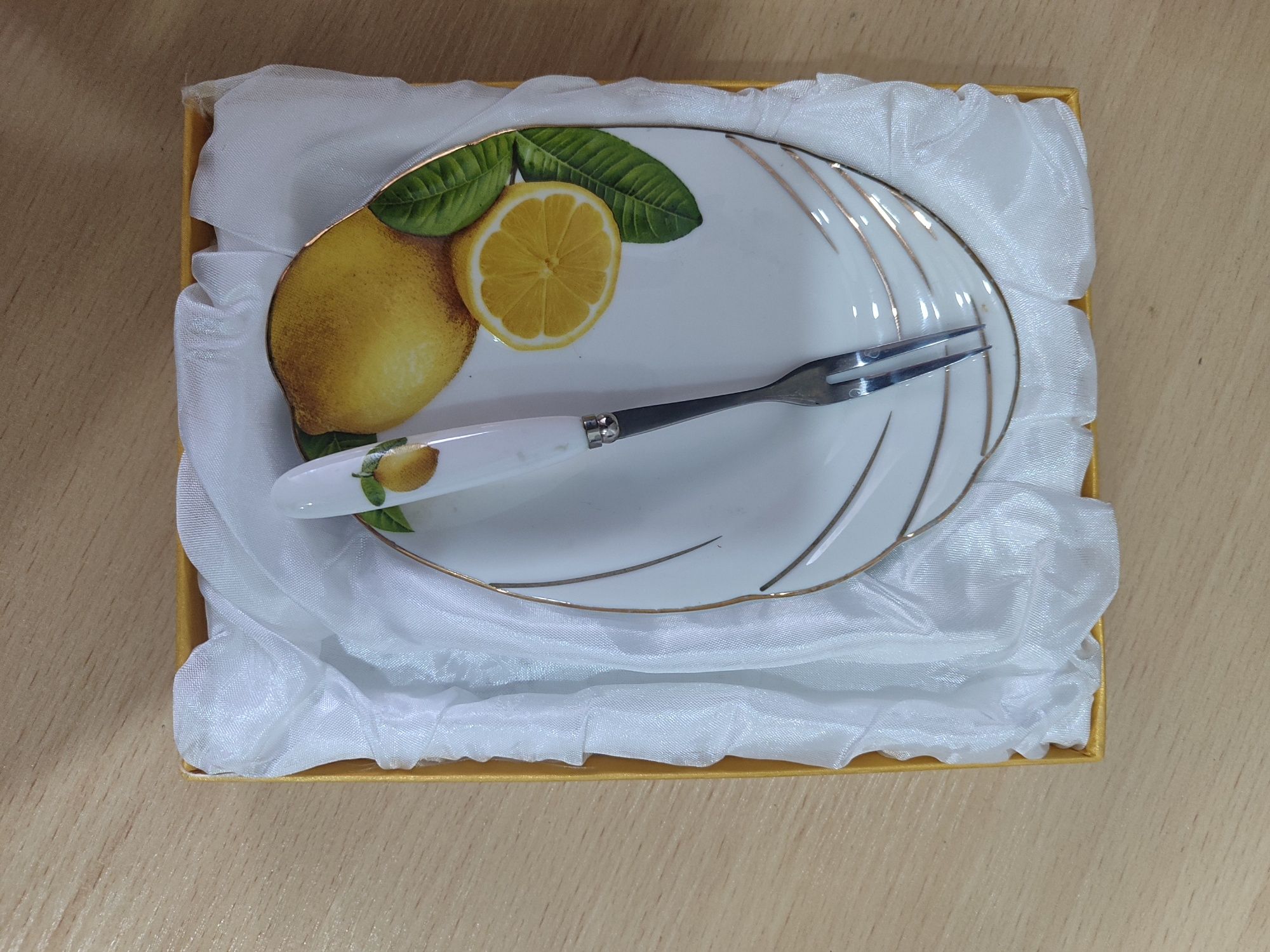 Сервиз, сервировочное блюдо, блюдце для лимона