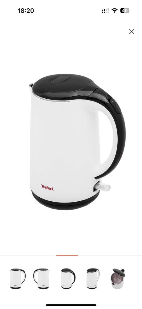 Чайник tefal внутри стальная