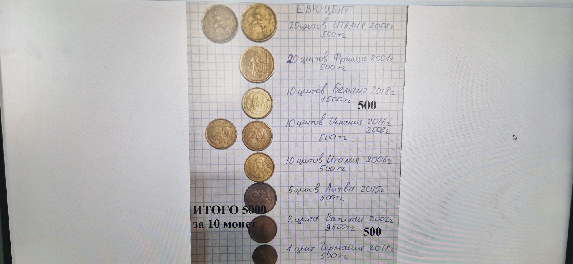 Продам монеты. Разные.