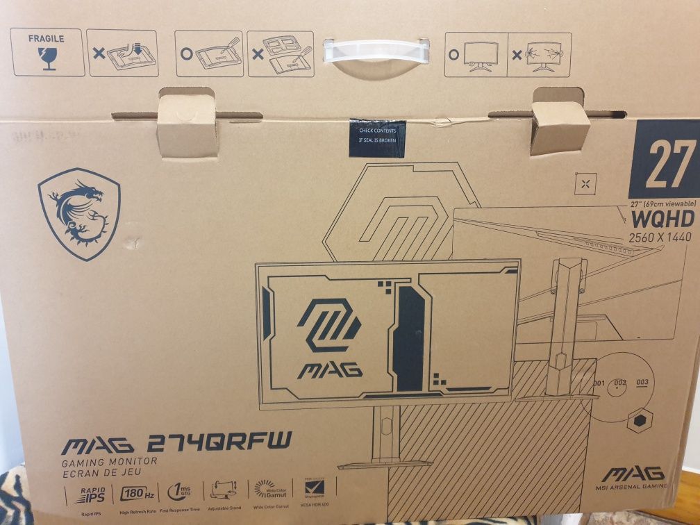 Монитор MSI mag274qrfw