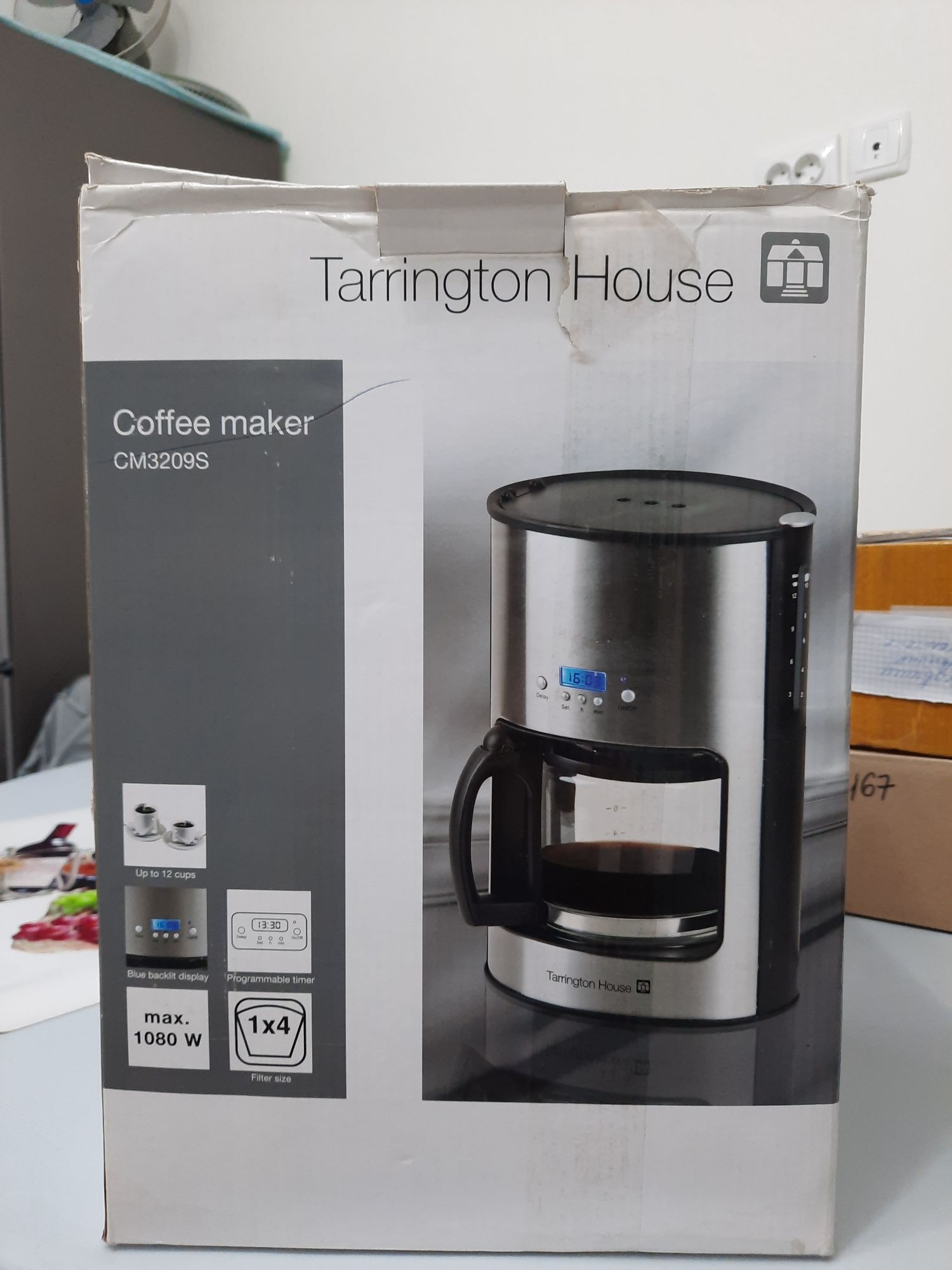 Продам кофеварку новую Tarrington house