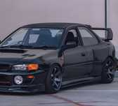 Расширение в стиле 22B на задние крылья и двери Subaru Impreza GC/GF