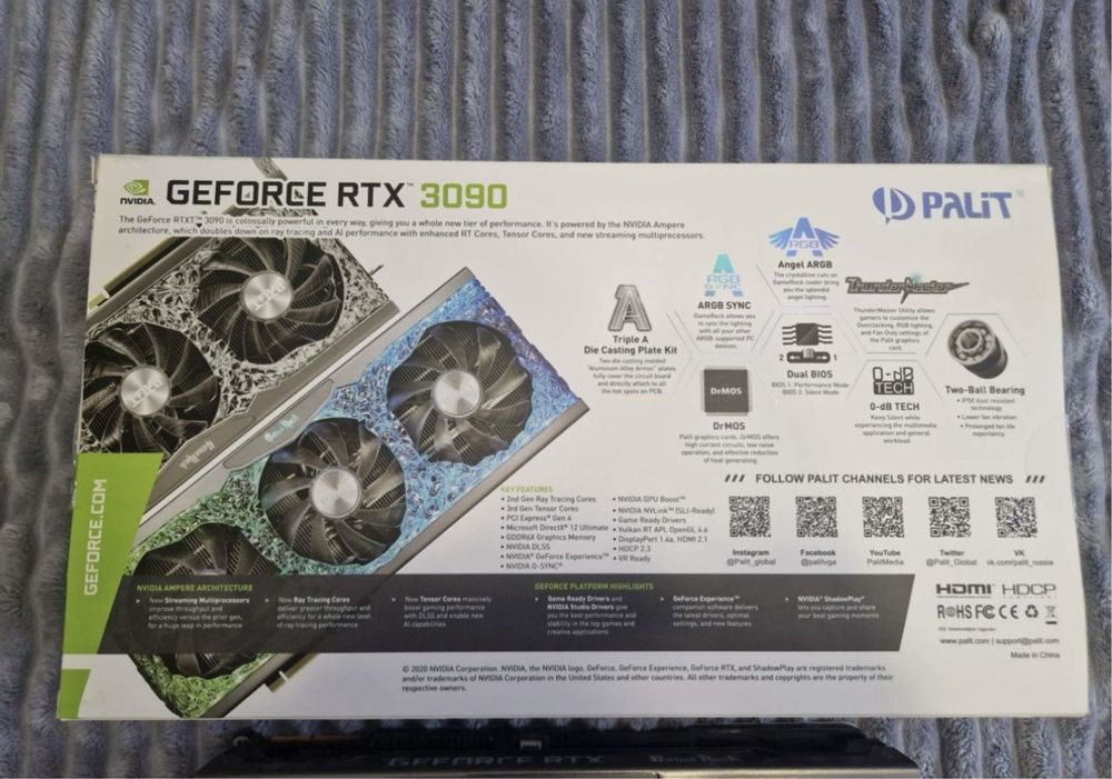 PALIT GeForce RTX 3090 GameRock