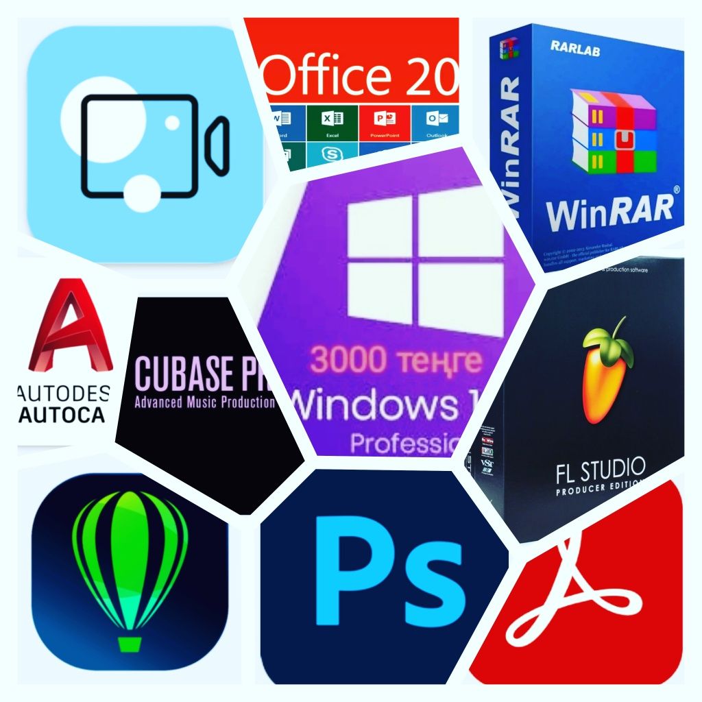 3000  Установка Windows 10,11, Ms Office..