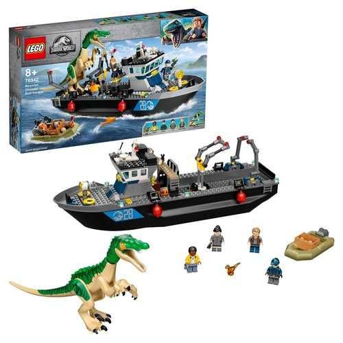 LEGO 76942 Jurassic World Побег барионикса на катере