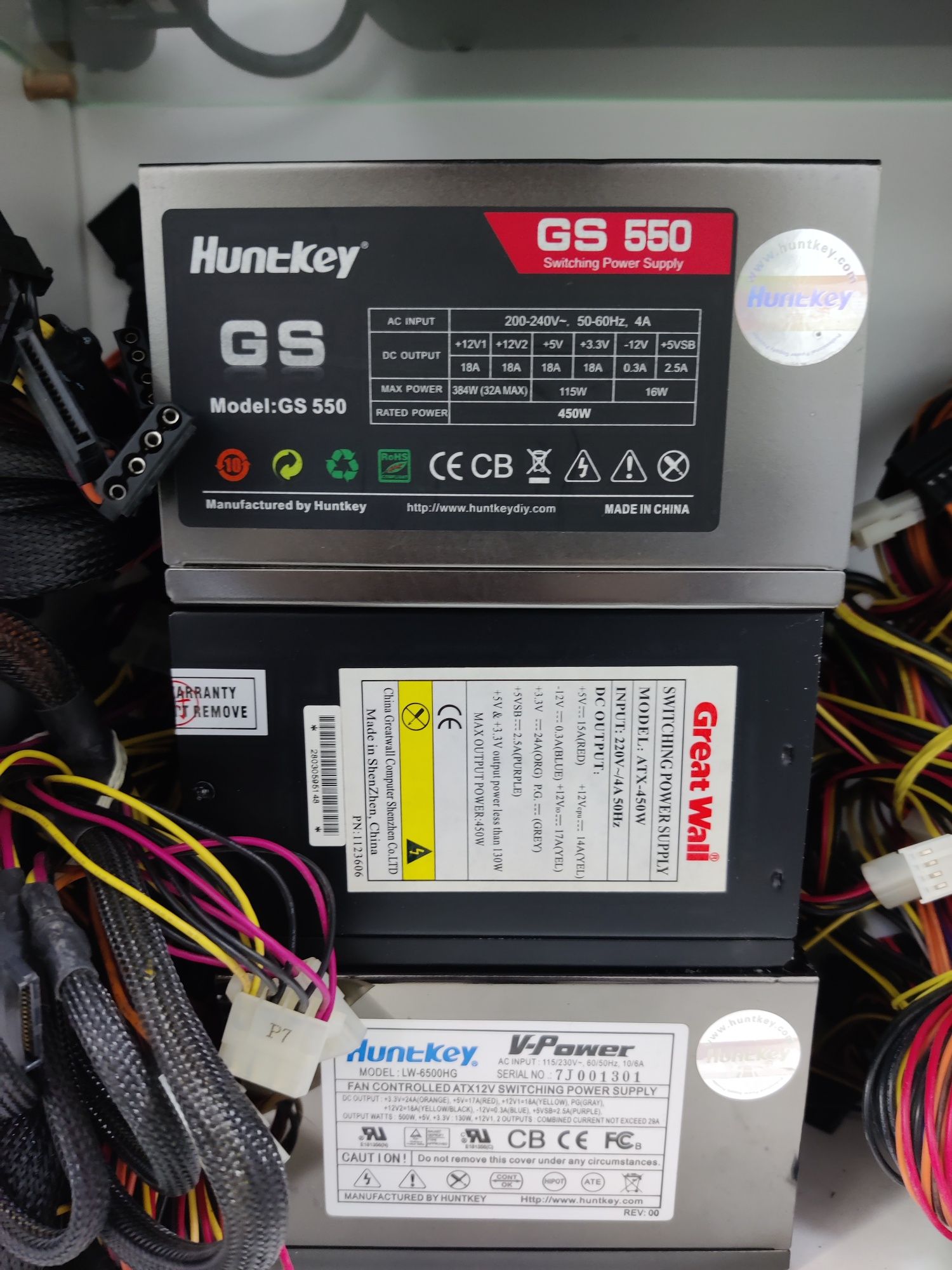 Блок питания для ПК/компьютера. Huntkey 500/550W в хорошем состоянии