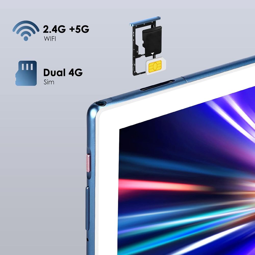 Планшет 10 дюймов TOSCiDO T50, Android 10, вкладка с играми, FHD
