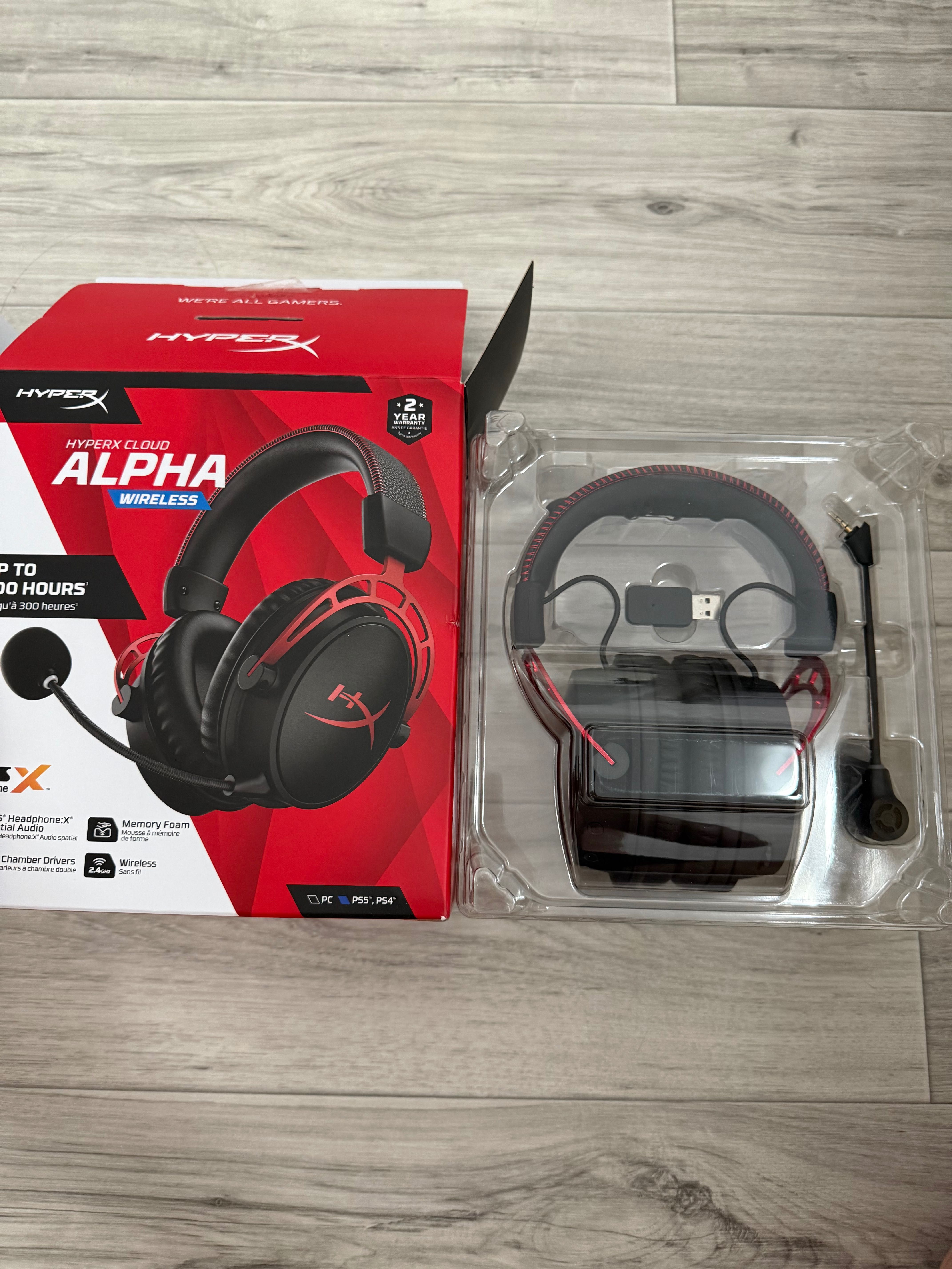 Наушники hyperx cloud alpha wireless
