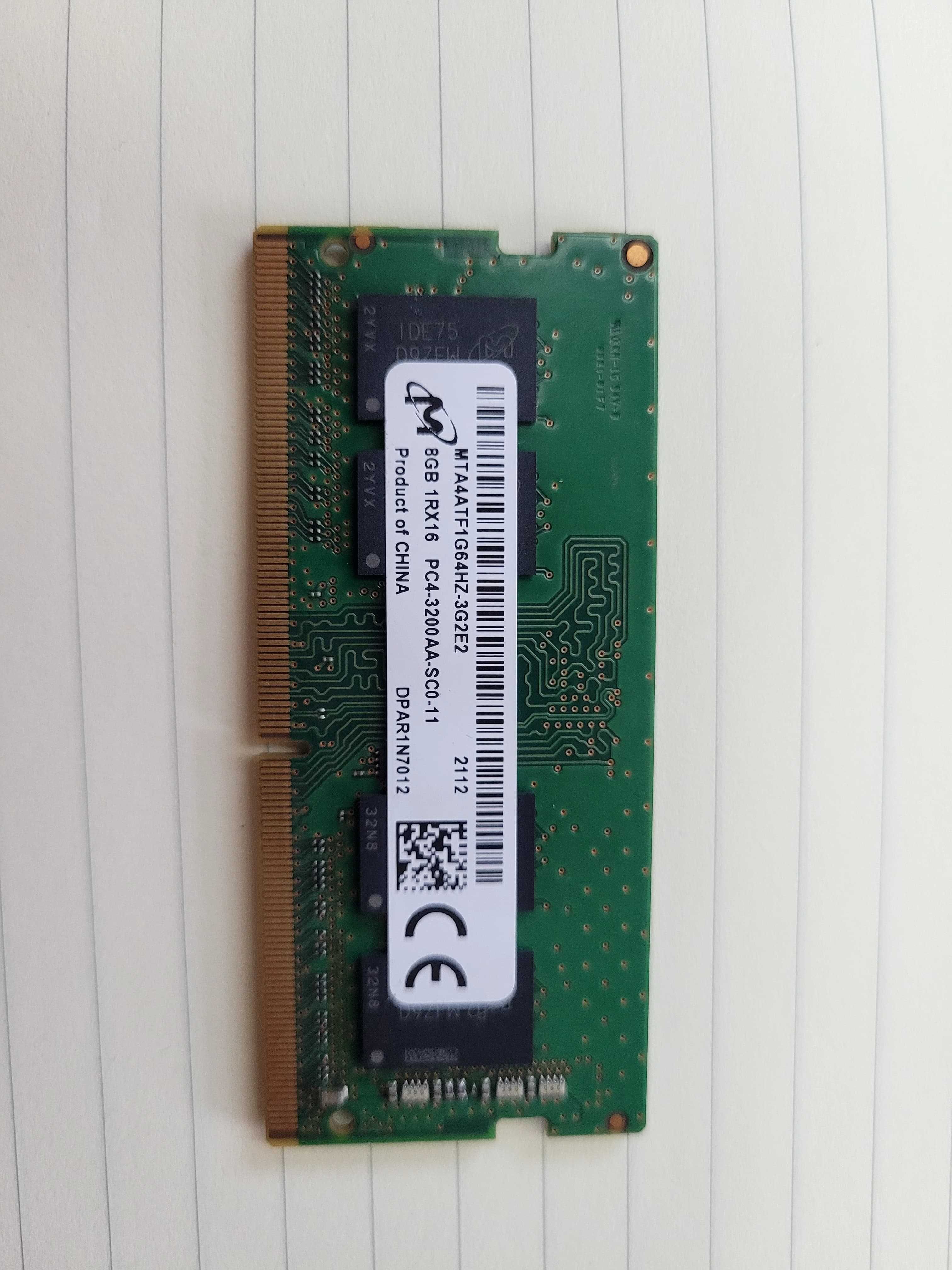 ОЗУ для ноутбука DDR4 3200MHz SO-Dimm Micron