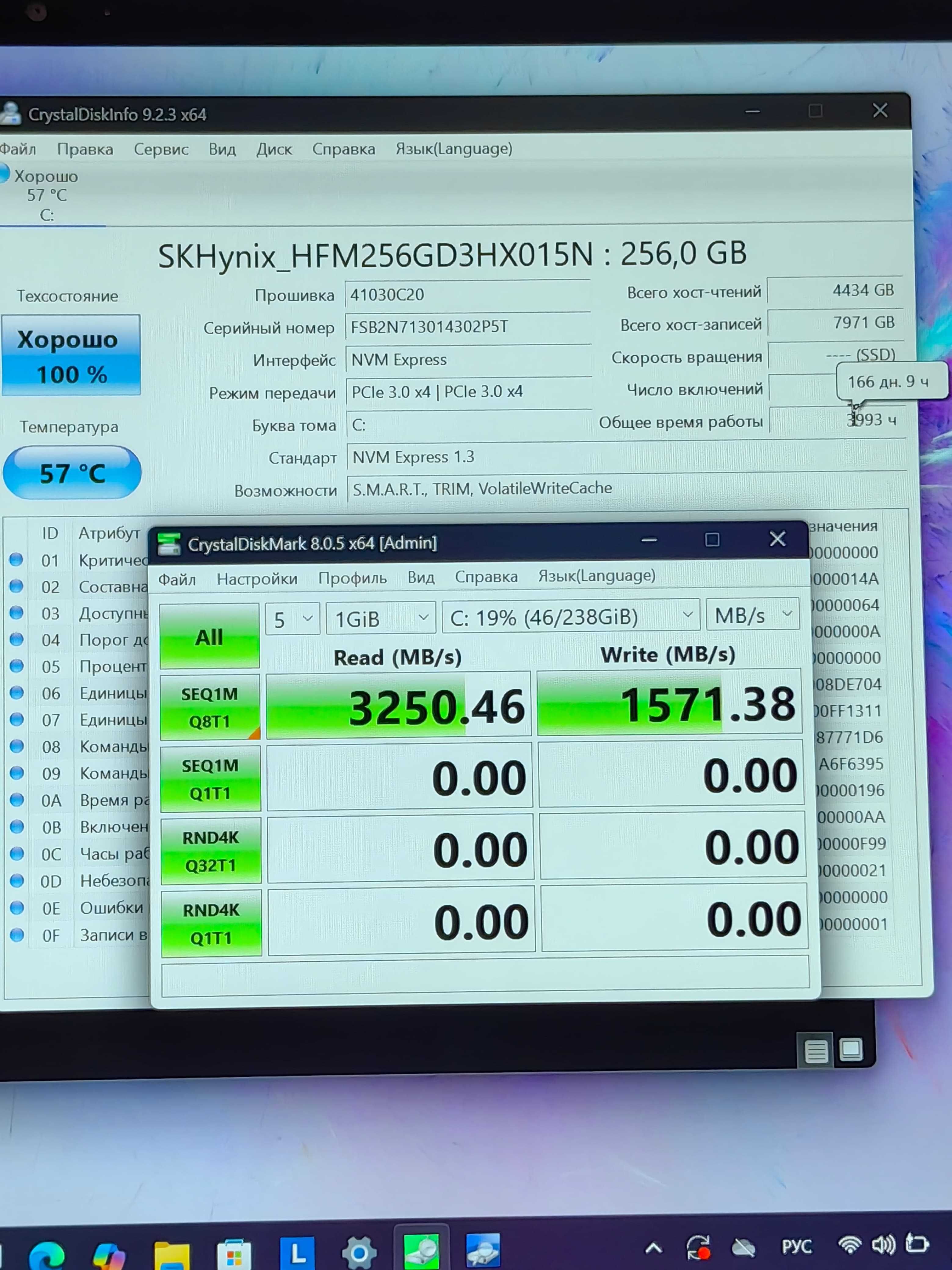 SSD M2 2242 Hynix Original 256Gb(gen3)