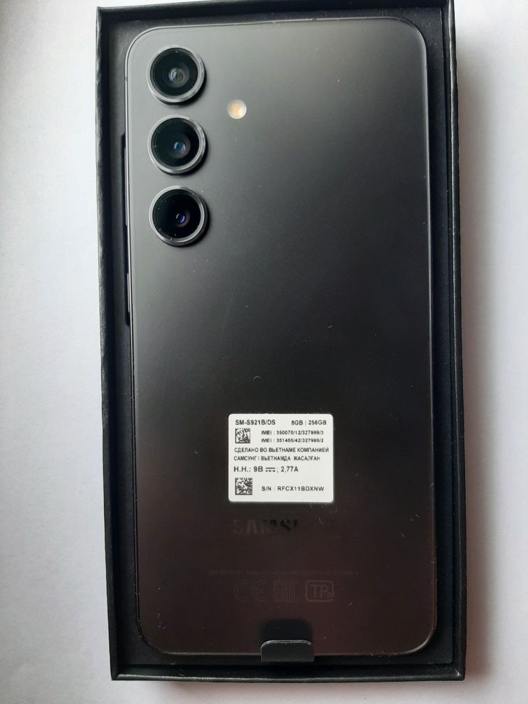 Galaxy S24, 256 гб, Onyx Black
