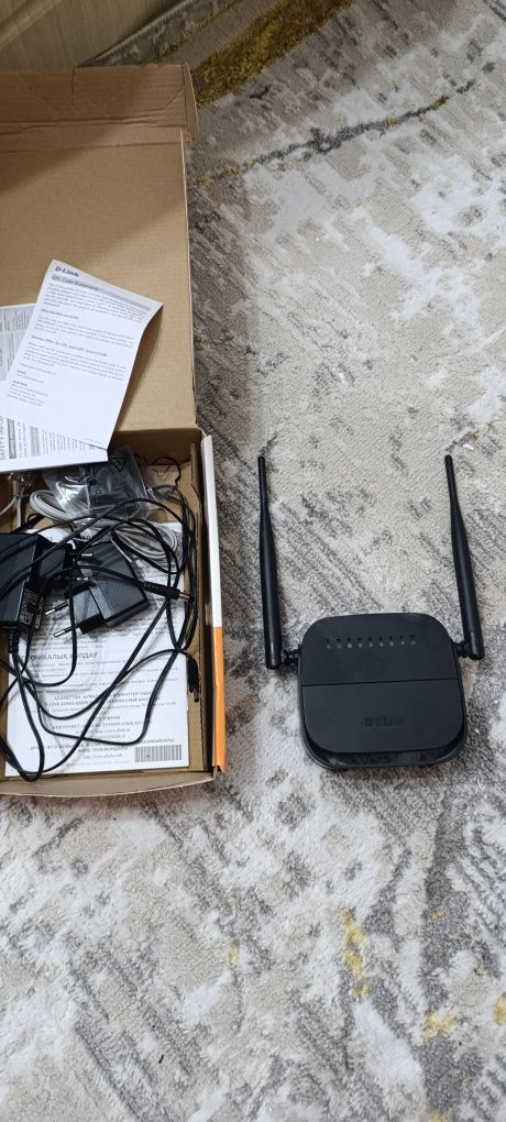 Роутер D-Link в идеальном состоянии