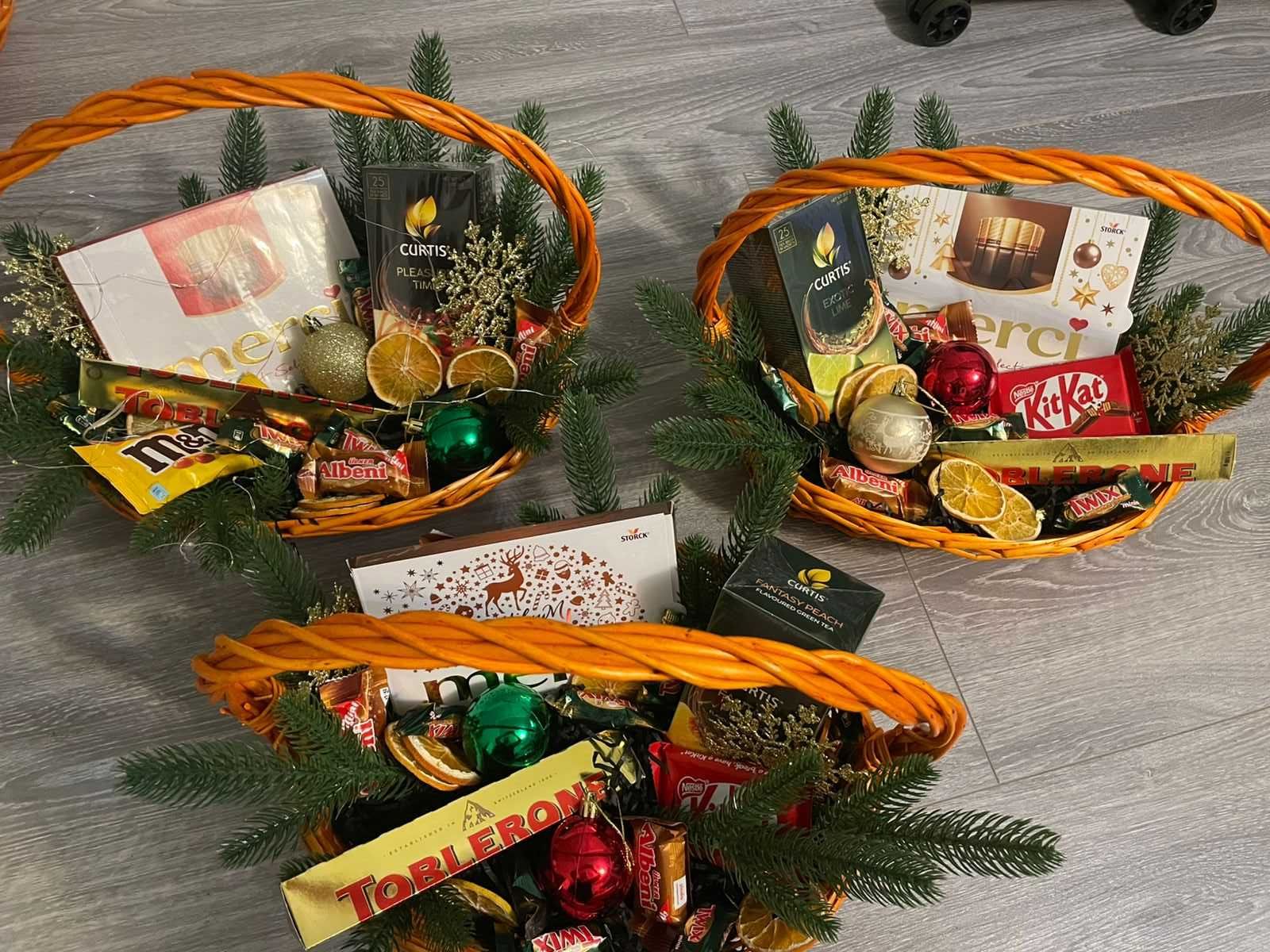 Готовые корзины в подарок